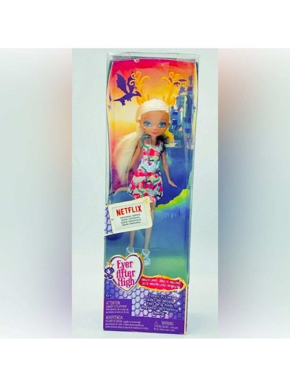 Ever After High Dragon Games Forest Pixies Deerla Doll NIB